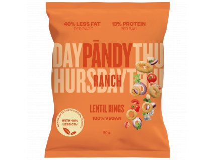 Pändy Čočkové chipsy ranch 50 g