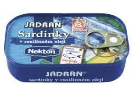 Nekton Sardinky v rostlinném oleji 125 g