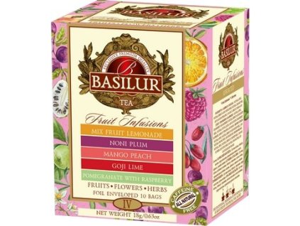 BASILUR Fruit Infusions Assorted Vol.IV přebal 10 gastro sáčků
