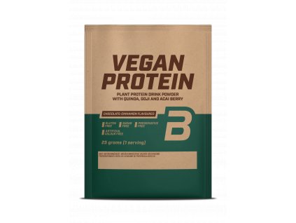 BioTech Vegan Protein 25 g (Příchuť čokoláda-skořice)