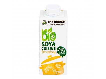 Sójová alternativa smetany 7 % tuku 200 ml BIO THE BRIDGE