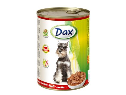 Dax Dog kousky hovězí, konzerva 415 g