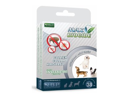 Max Biocide Collar Dog repelentní obojek, pes 38 cm !CZ!