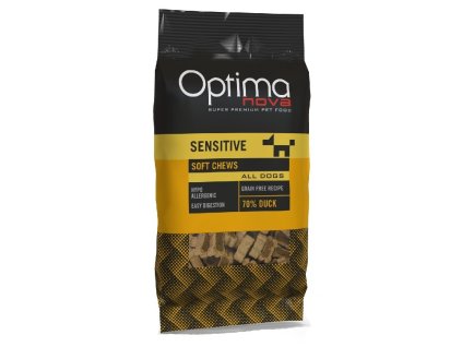 OPTIMAnova Functional Snack Sensitive Duck 150 g Expirace 7/25