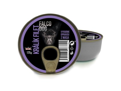 FALCO DOG králík filet, konzerva 120 g