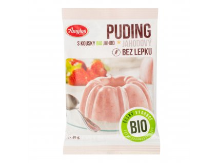 Pudink jahodový bezlepkový 40 g BIO AMYLON