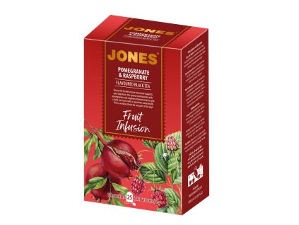 JONES Black Pomegranate & Raspberry přebal 25x2g