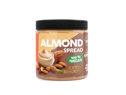 mandlovy krem jemny 100 500 g img grizly~~orechova masla a kremy~~orechova masla 500g~~almond spread smooth fd 99