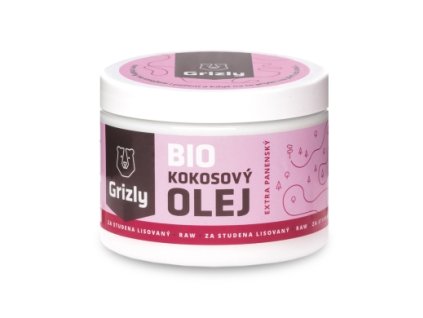 kokosovy olej panensky bio 500 ml img grizly~~peceni a vareni~~bio kokosovy olej stary obal 8595678404080 00 fd 99
