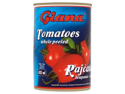 Giana Rajčata loupaná celá 425 ml - výprodej