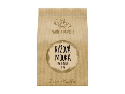 iPlody Rýžová mouka polohrubá 1 kg - výprodej exp. 30.4.2025