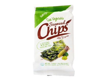 482036 Morske rasy Snack prazene Nori s prichuti Wasabi 4 g SAHMYOOKFOODS 1