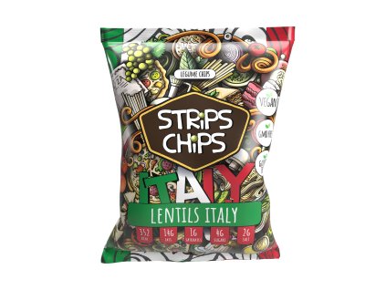 645038 Krekry lusteninove Italy 90 g STRIPS CHIPS 1