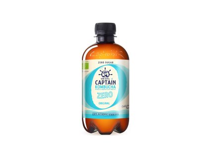 570091 Captain kombucha original ZERO 400 ml BIO THE GUTSY 1