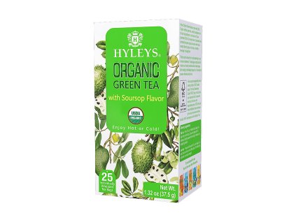 HYLEYS BIO Green Soursop přebal 25x1,5g Výprodej exp. 07/2025