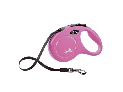 Flexi New Classic Tape M 5 m (25 kg) růžová - výprodej