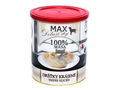 MAX Deluxe Dog krájené dršťky, konzerva 800 g