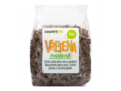 Těstoviny vřetena pohanková 300 g BIO COUNTRY LIFE