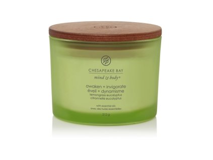 VONNÁ SVÍČKA CHESAPEAKE BAY CANDLE AWAKEN & INVIGORATE 3 KNOTY