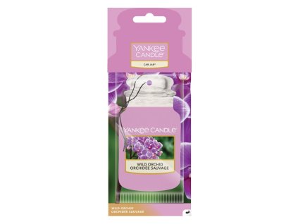 YANKEE CANDLE WILD ORCHID VŮNĚ DO AUTA - PAPÍROVÁ AUTO VISAČKA