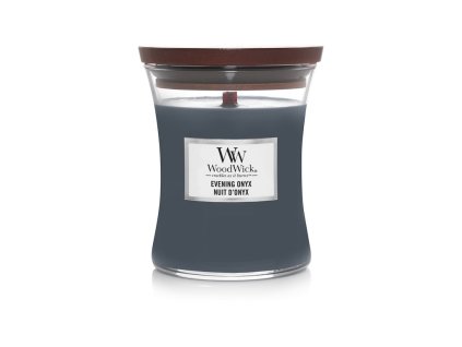 Vonná svíčka WoodWick Evening Onyx váza střední