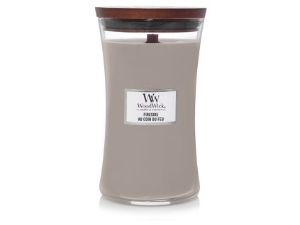 Vonná svíčka WoodWick Fireside váza velká