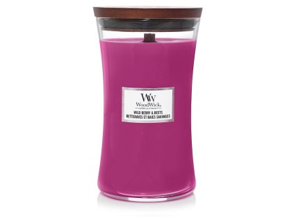 Vonná svíčka WoodWick Wild Berry & Beets váza velká