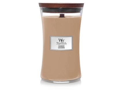 Vonná svíčka Woodwick Cashmere svíčka velká