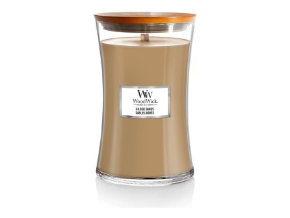 Vonná svíčka WoodWick Gilded Sands váza velká