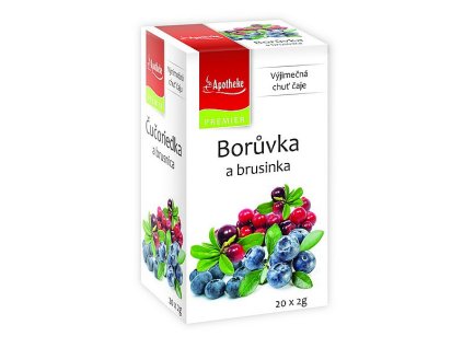 Výprodej APOTHEKE Borůvka s brusinkou 20x2g-exp.09/2025