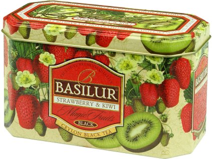 Výprodej BASILUR Magic Strawberry & Kiwi plech 20x2g-exp.15.12.2025