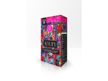 KYUFI Instant Black tea Mint Authentic 15x7,5g Výprodej exp. 11.08.2025