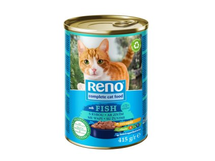 RENO Cat rybí, kousky 415 g