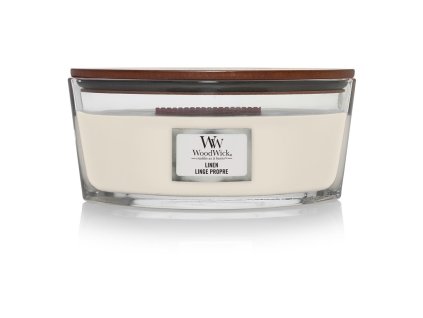 Vonná svíčka loď WoodWick Linen