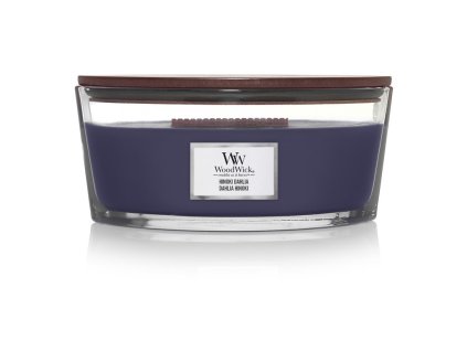 Vonná svíčka loď WoodWick Hinoki Dahlia
