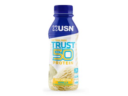USN Trust 50 Protein 500 ml (Příchuť vanilka)