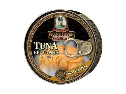 Franz Josef Kaiser Tuňák kousky ve slunečnicovém oleji s uzenou příchutí 170 g - výprodej