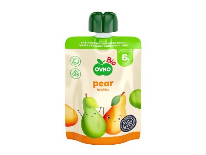 330124 Prikrm ovocny hruska kapsicka 90 g BIO OVKO 1