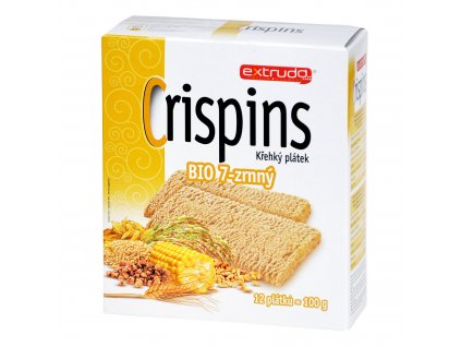 Chlebíček 7zrnný Crispins 100 g BIO EXTRUDO