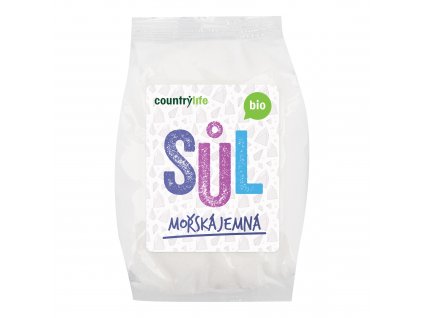 Sůl mořská jemná 1 kg COUNTRY LIFE