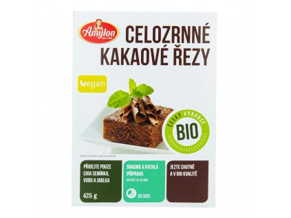 Kakaové řezy celozrnné 425 g BIO AMYLON