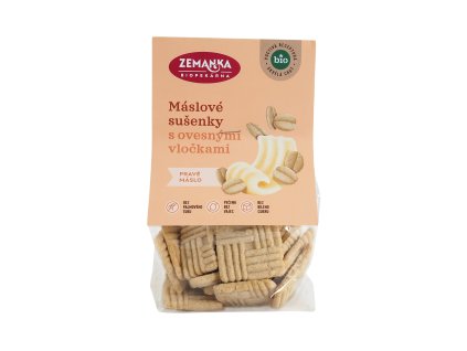 630190 Susenky maslove s ovesnymi vlockami 100 g BIO ZEMANKA 1