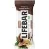 Bio raw tyčinka vanilková s kakaovými boby v hořké čokoládě Lifefood 40 g