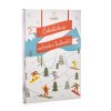 Dětský čokoládový adventní kalendář - velký (lyžař)