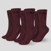 Ponožky 3/4 Socks 3Pack Eggplant - GymBeam