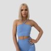 Sportovní podprsenka Halter FLO Blue - GymBeam