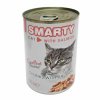 SMARTY Cat Losos chunks, konzerva 410 g Výprodej exp. 13.12.2025