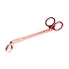 Nůžky na knot nerezová ocel, růžově zlacená