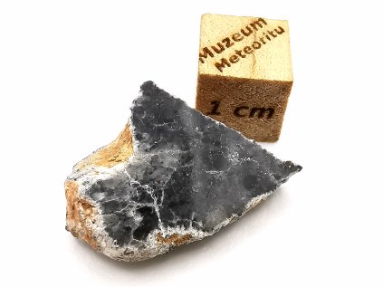 Lunární meteorit Bechar 006 / 3,2 gr. / koncový řez