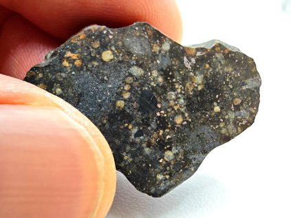 Meteorit NWA X (L3) 6,9 g / koncový řez